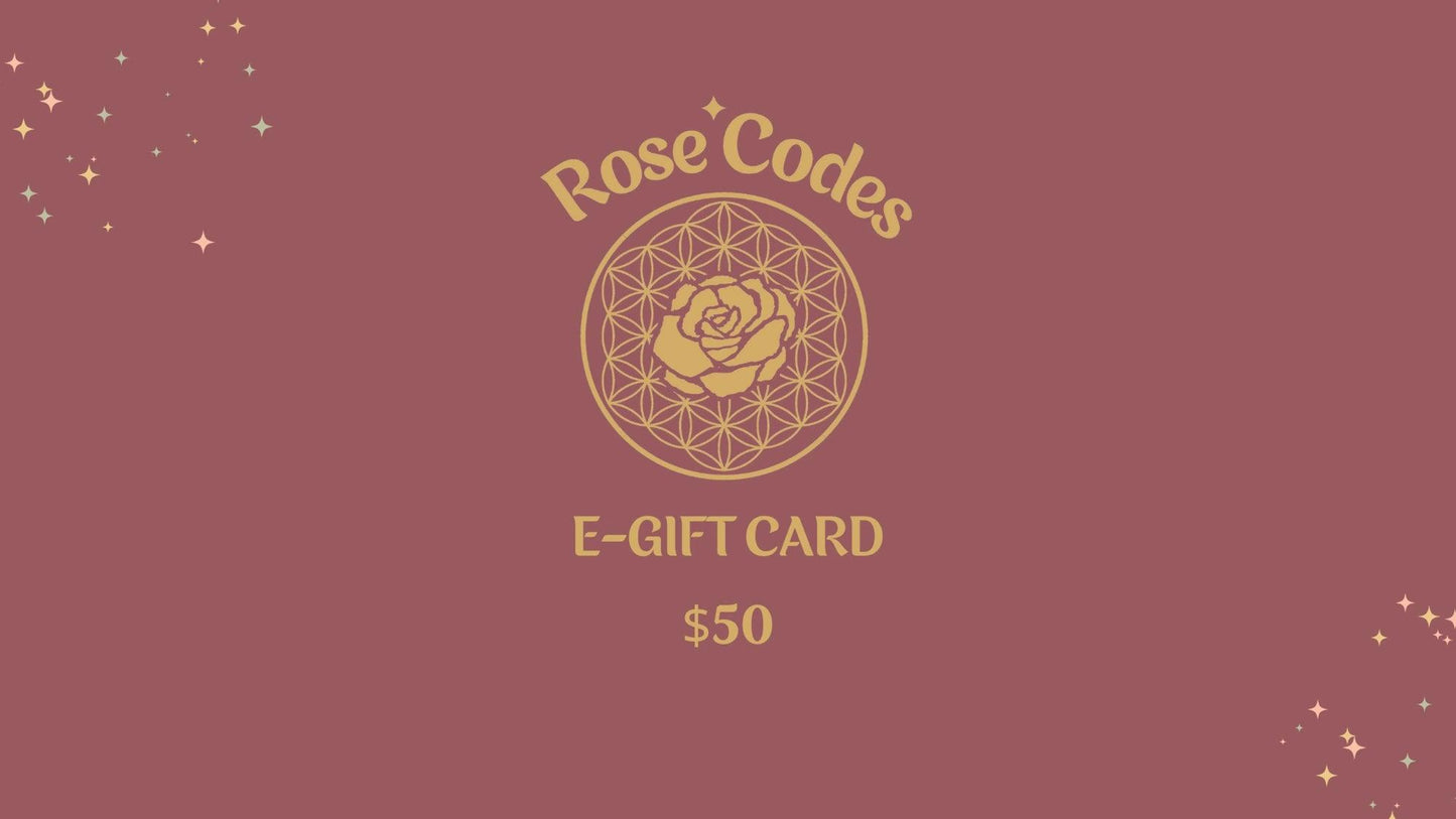 The Rose Codes Gift Card - The Rose Codes