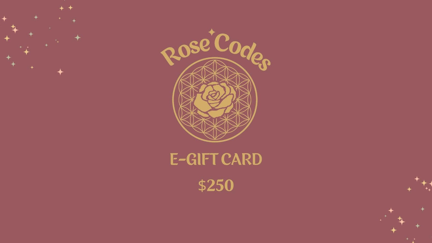 The Rose Codes Gift Card - The Rose Codes