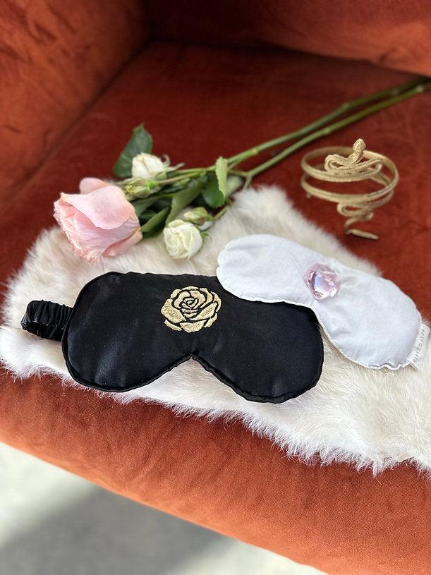 Silk Crystal Mask - Rosa Mystica - The Rose Codes