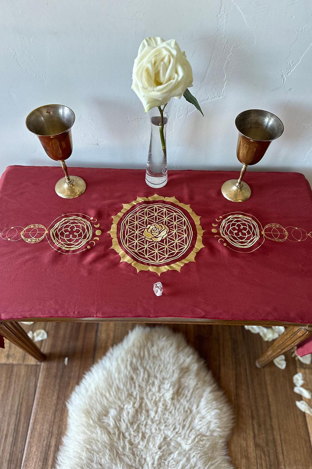 Rose Lineage - Altar Cloth - The Rose Codes