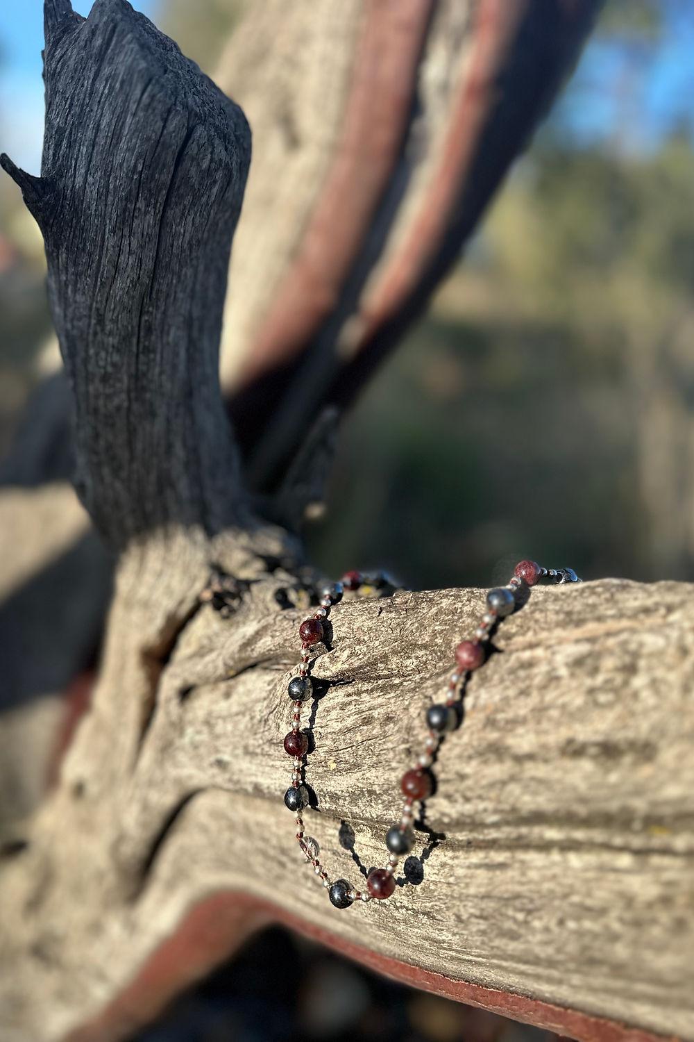 Rose Blood - Womb Mala - The Rose Codes