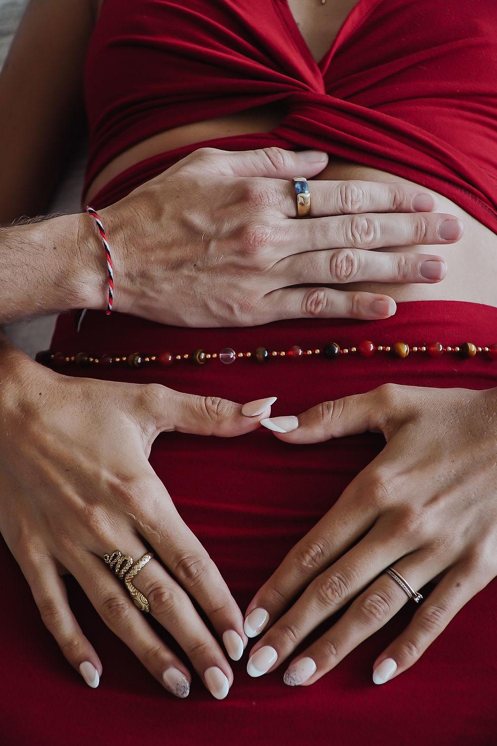 The Red Thread - Womb Mala - The Rose Codes