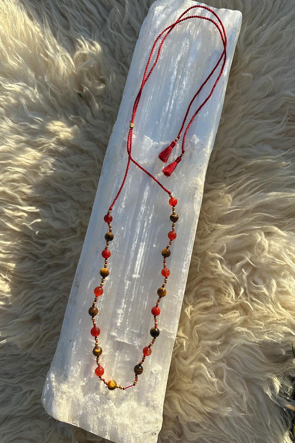 The Red Thread - Womb Mala - The Rose Codes