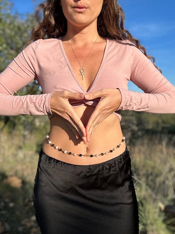 Heart Temple - Womb Mala - The Rose Codes