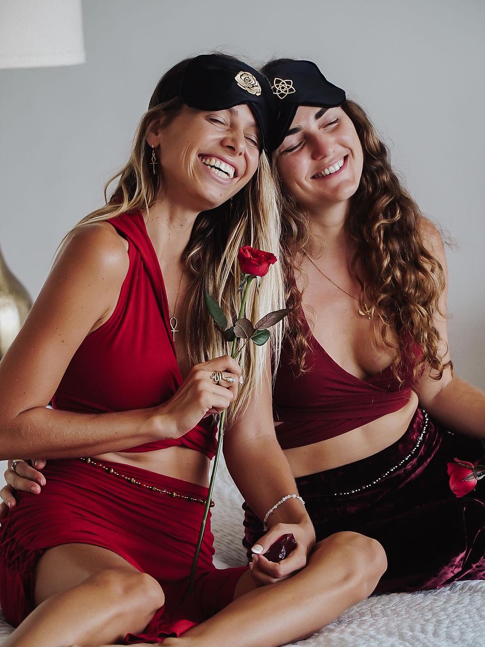 Silk Crystal Mask - Venus Star - The Rose Codes