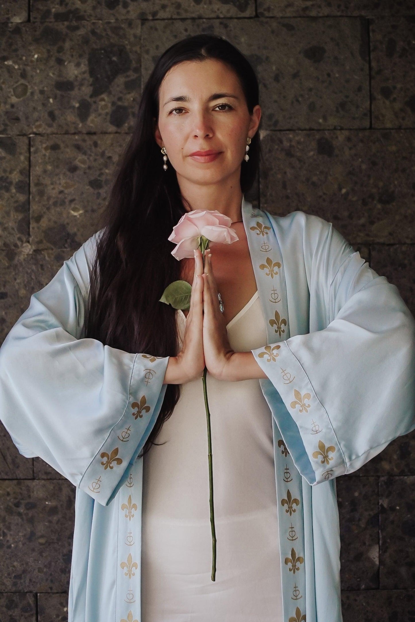 Rose Priestess Kimono (long-sleeve) - The Rose Codes