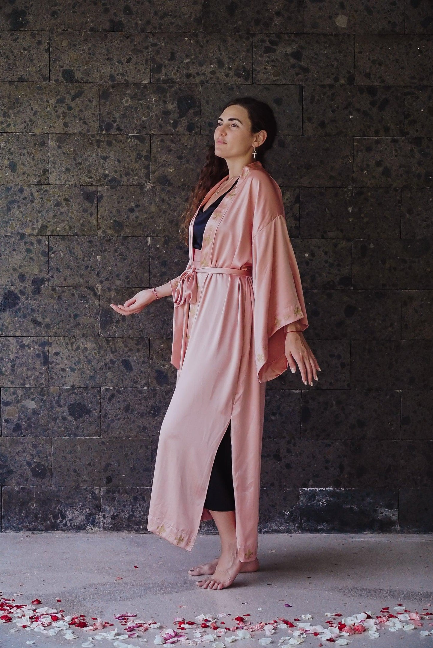 Rose Priestess Kimono (long-sleeve) - The Rose Codes
