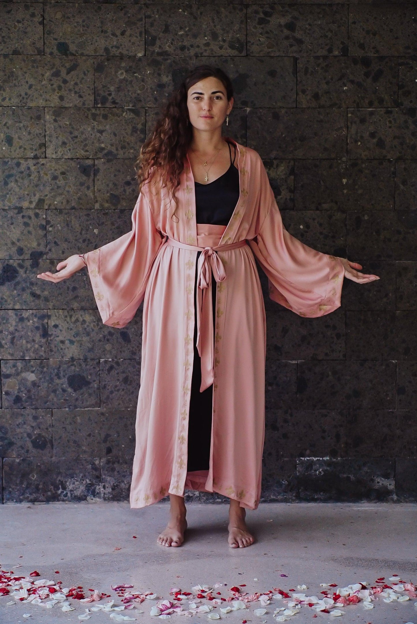 Rose Priestess Kimono (long-sleeve) - The Rose Codes