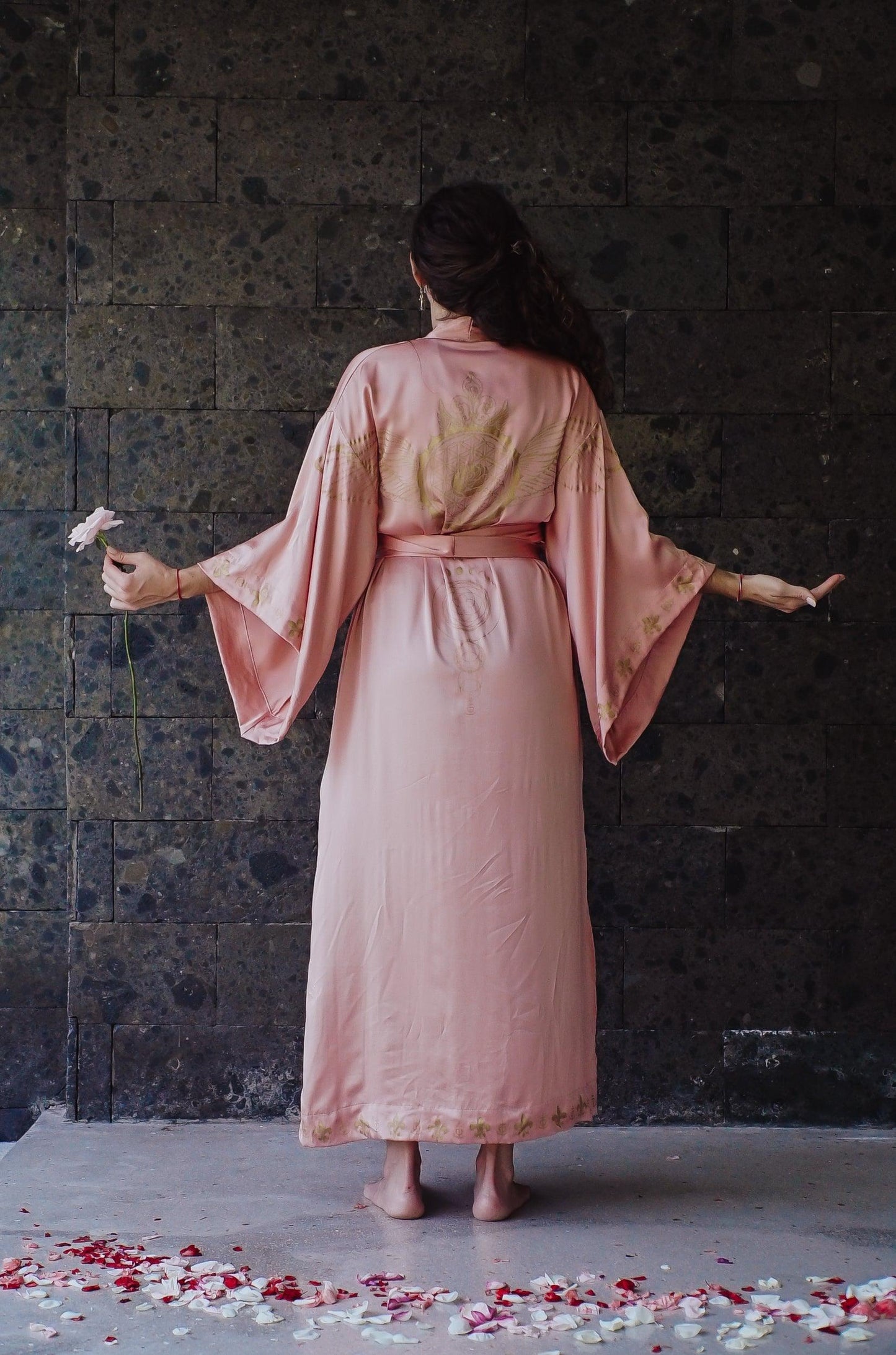 Rose Priestess Kimono (long-sleeve) - The Rose Codes