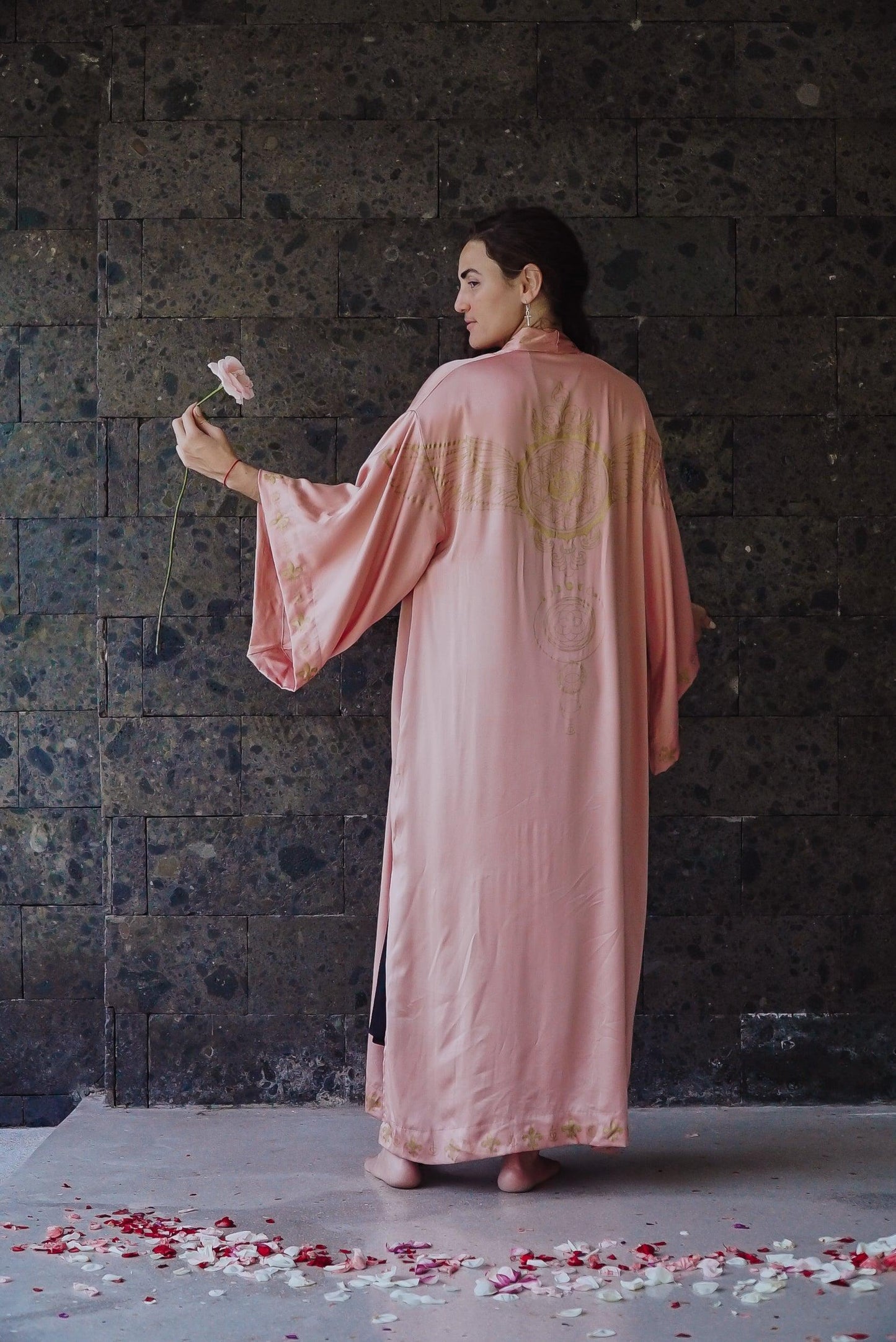 Rose Priestess Kimono (long-sleeve) - The Rose Codes