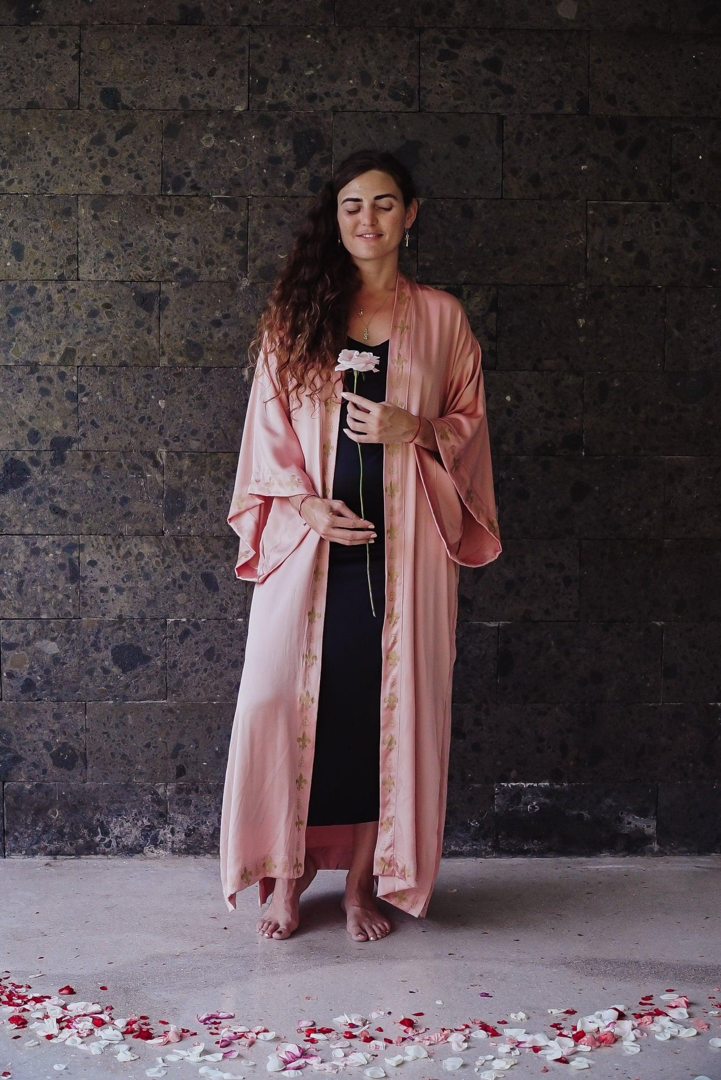 Rose Priestess Kimono (long-sleeve) - The Rose Codes