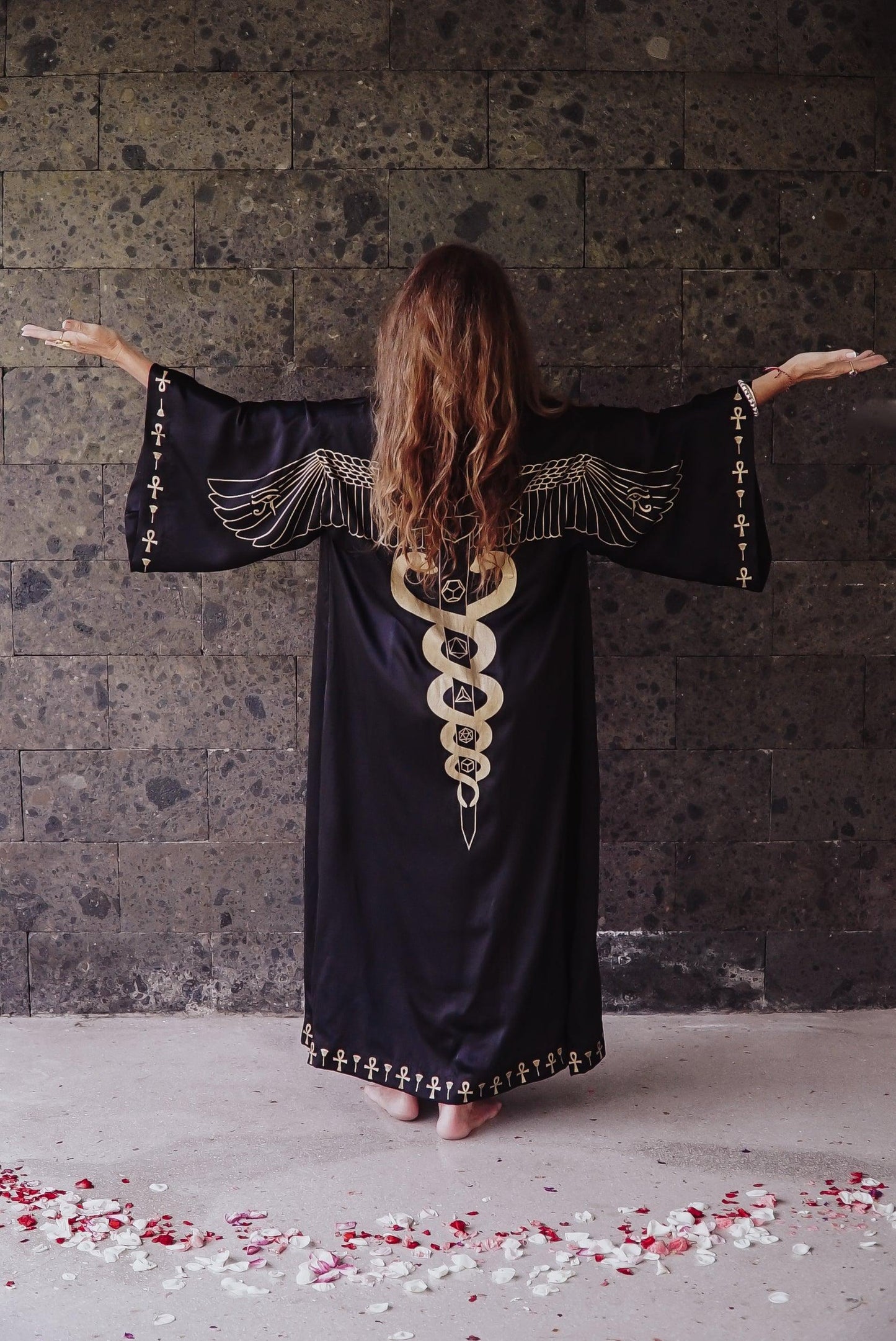 Isis Priestess Kimono (long-sleeve) - The Rose Codes