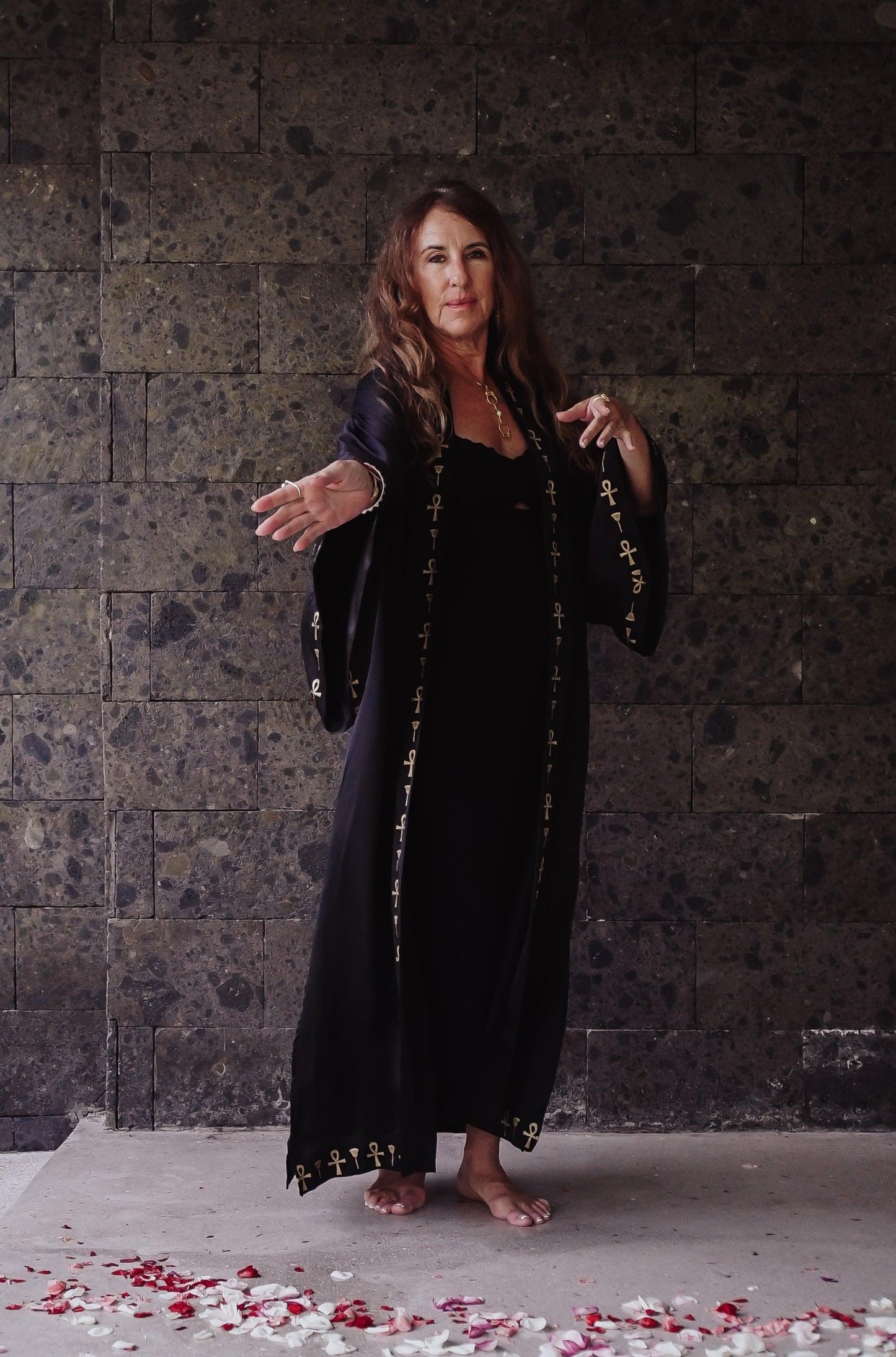 Isis Priestess Kimono (long-sleeve) - The Rose Codes
