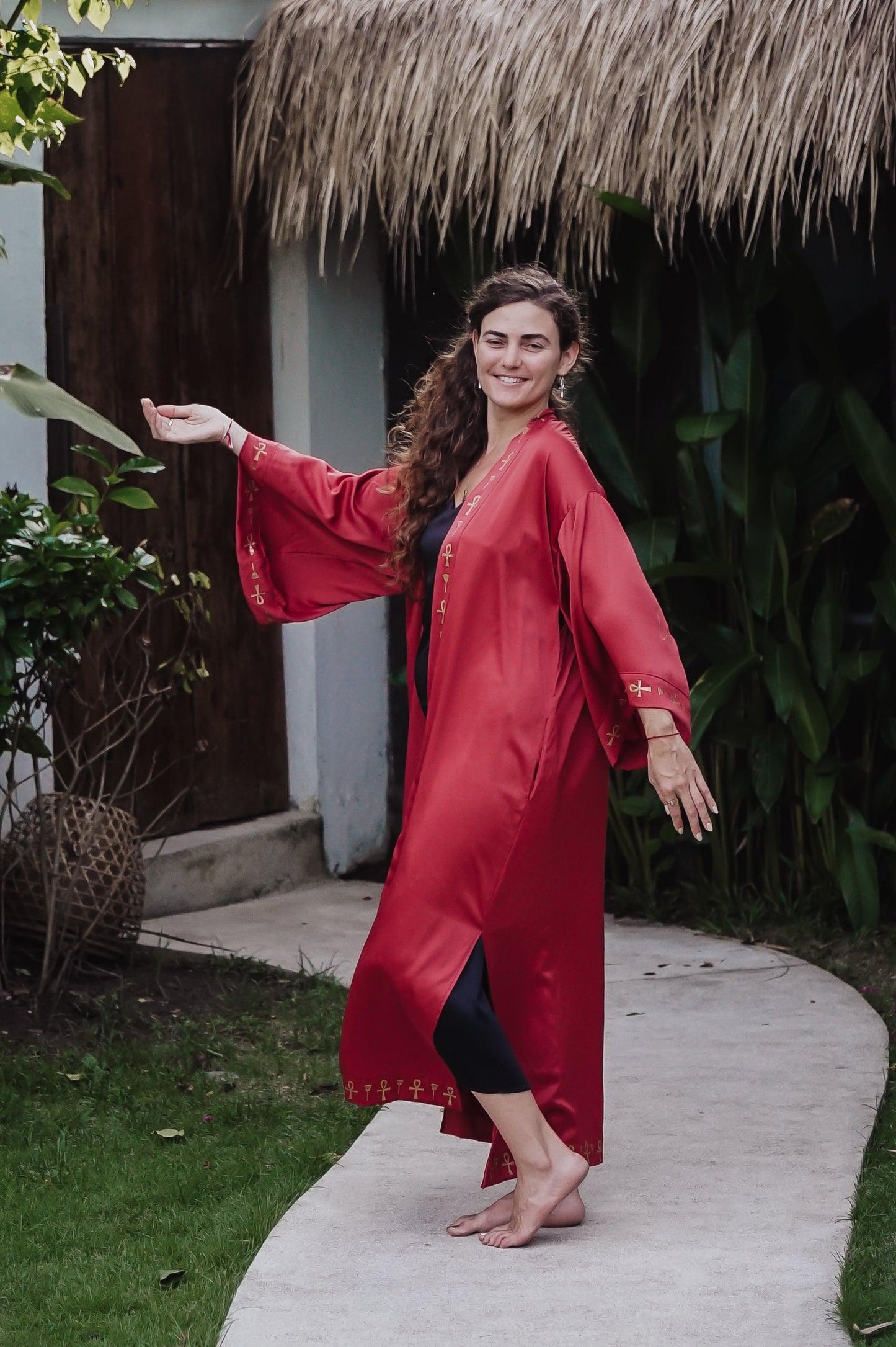 Isis Priestess Kimono (long-sleeve) - The Rose Codes