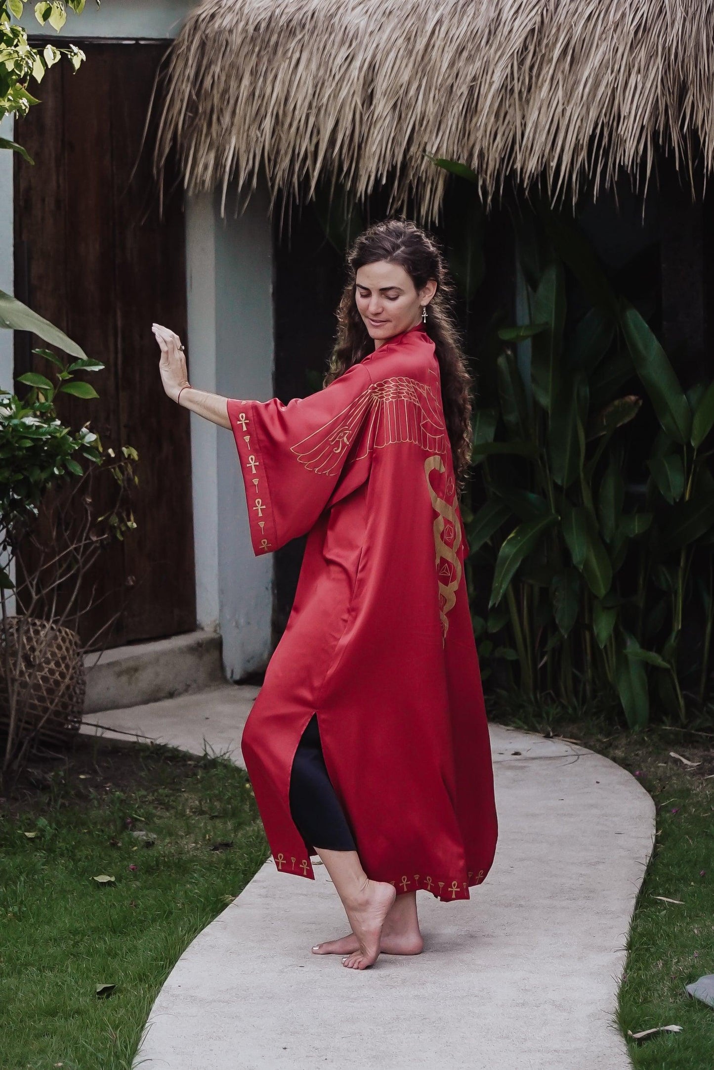Isis Priestess Kimono (long-sleeve) - The Rose Codes