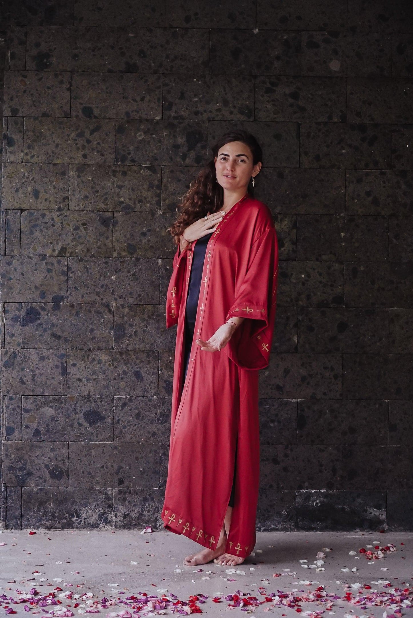 Isis Priestess Kimono (long-sleeve) - The Rose Codes