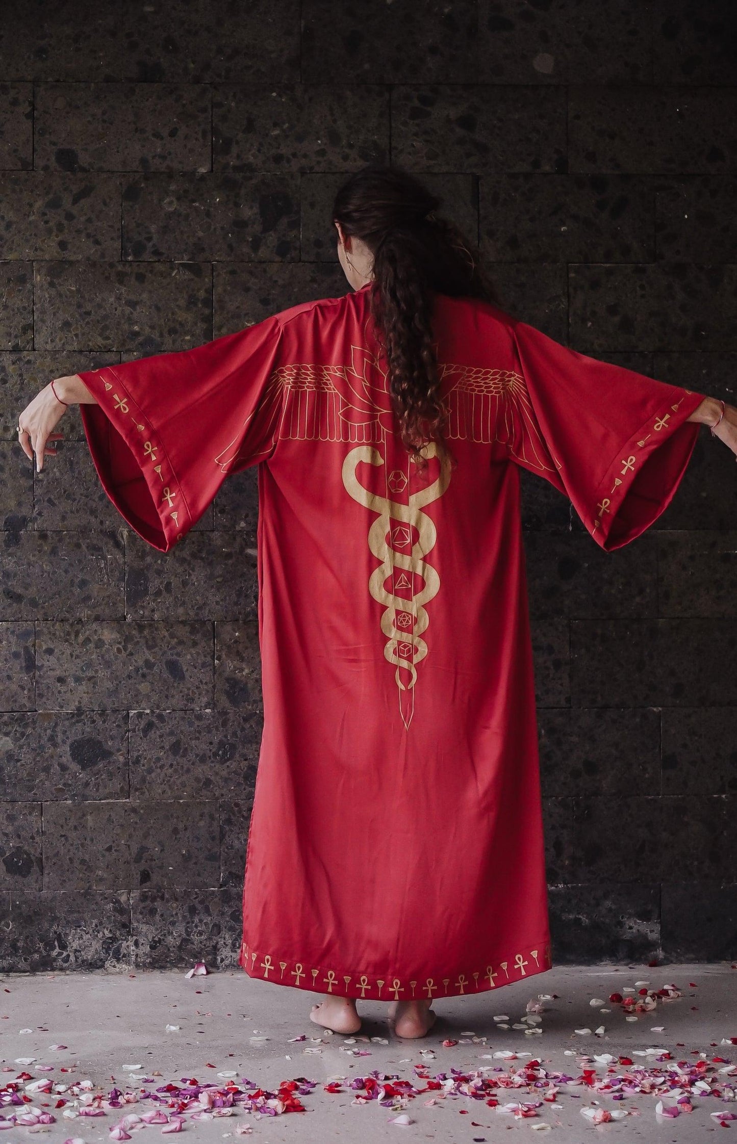 Isis Priestess Kimono (long-sleeve) - The Rose Codes