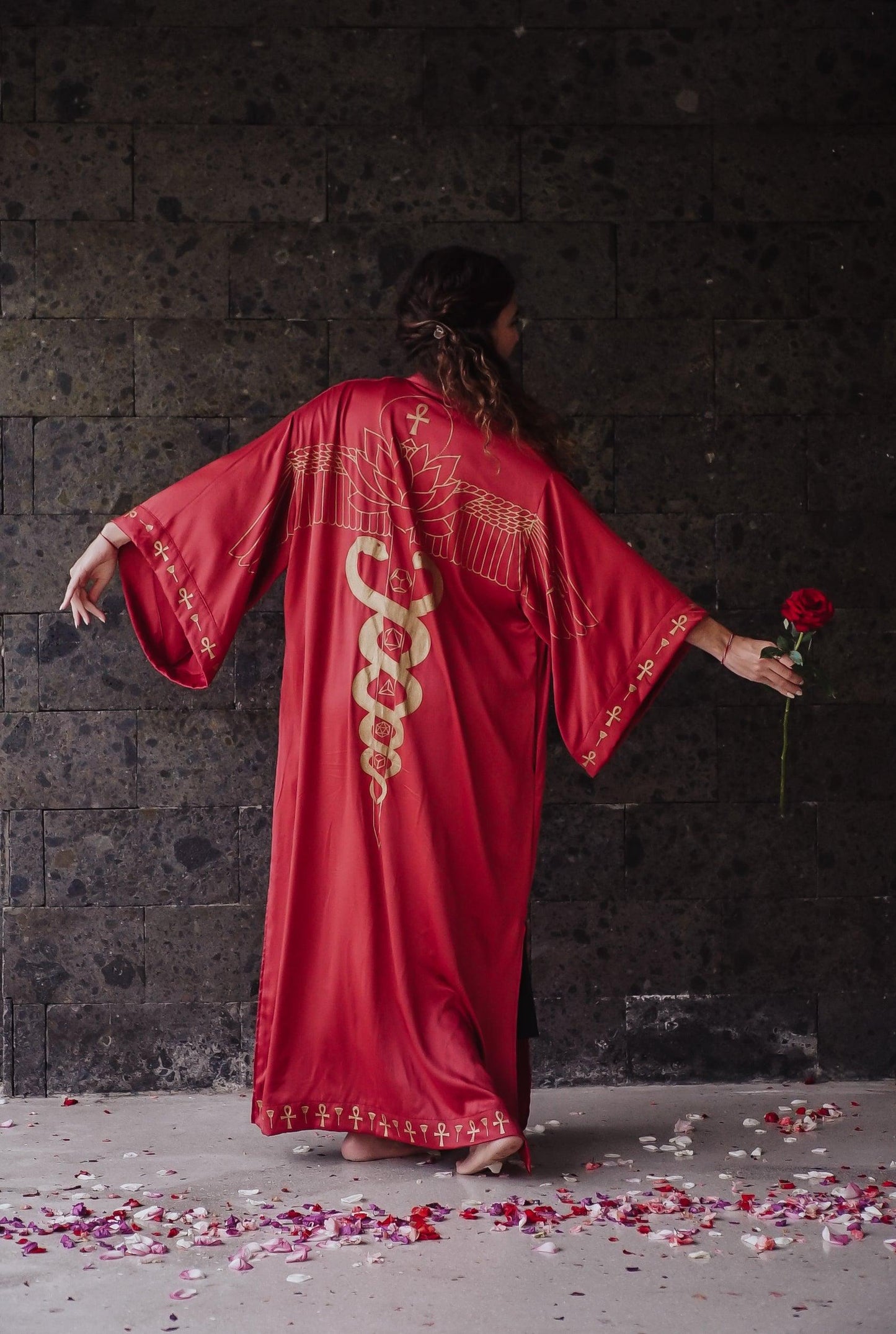 Isis Priestess Kimono (long-sleeve) - The Rose Codes