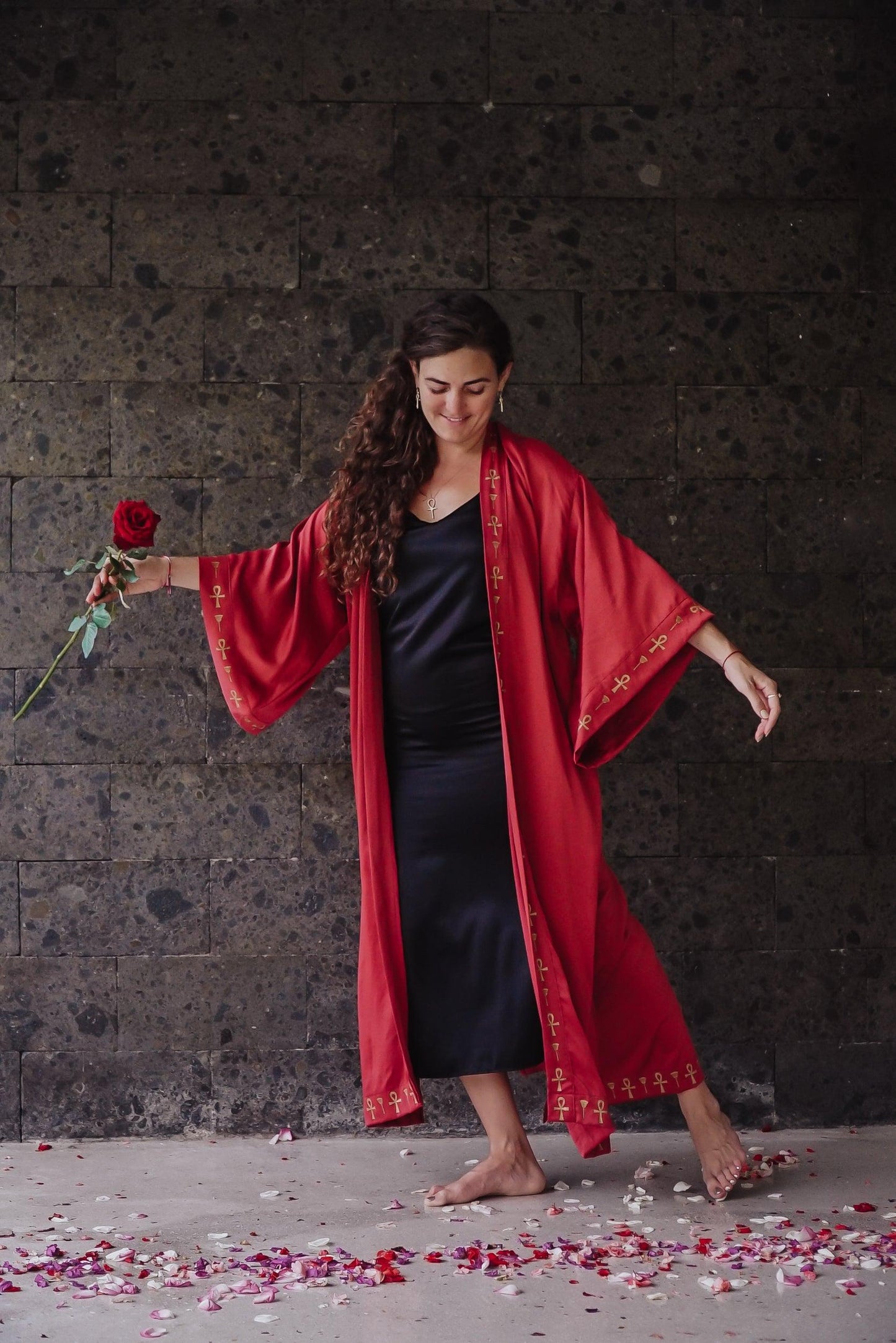 Isis Priestess Kimono (long-sleeve) - The Rose Codes