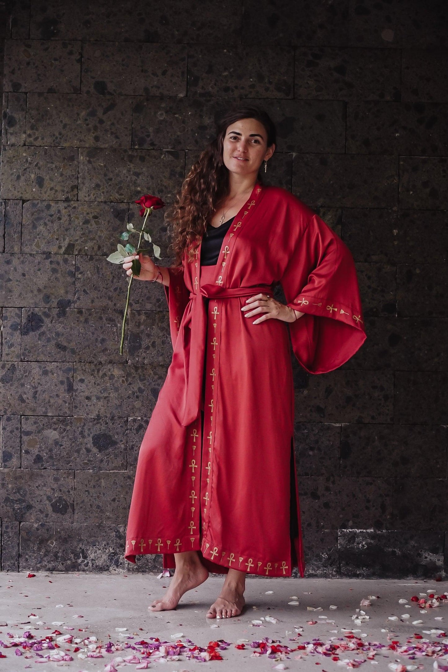 Isis Priestess Kimono (long-sleeve) - The Rose Codes