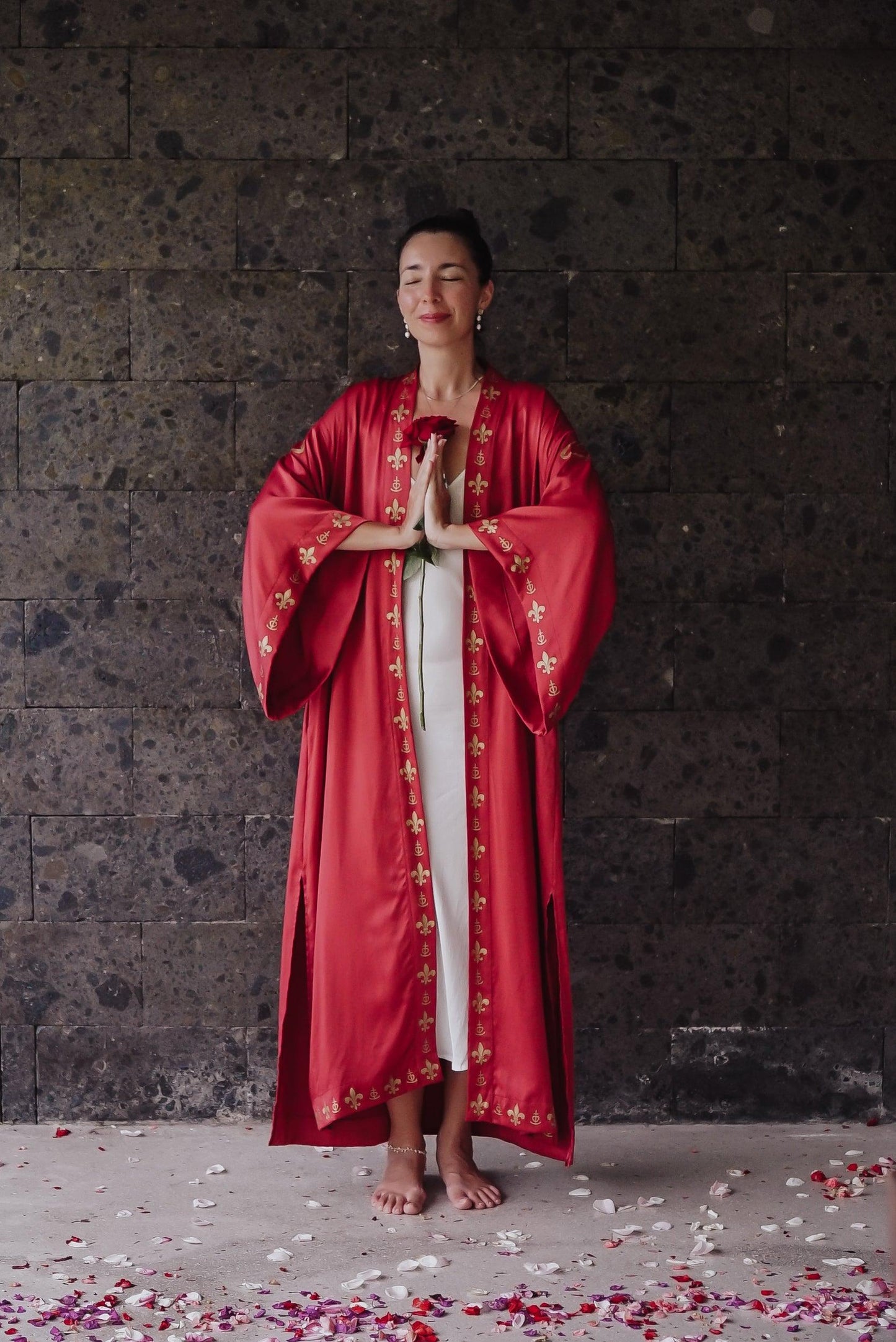 Rose Priestess Kimono (long-sleeve) - The Rose Codes