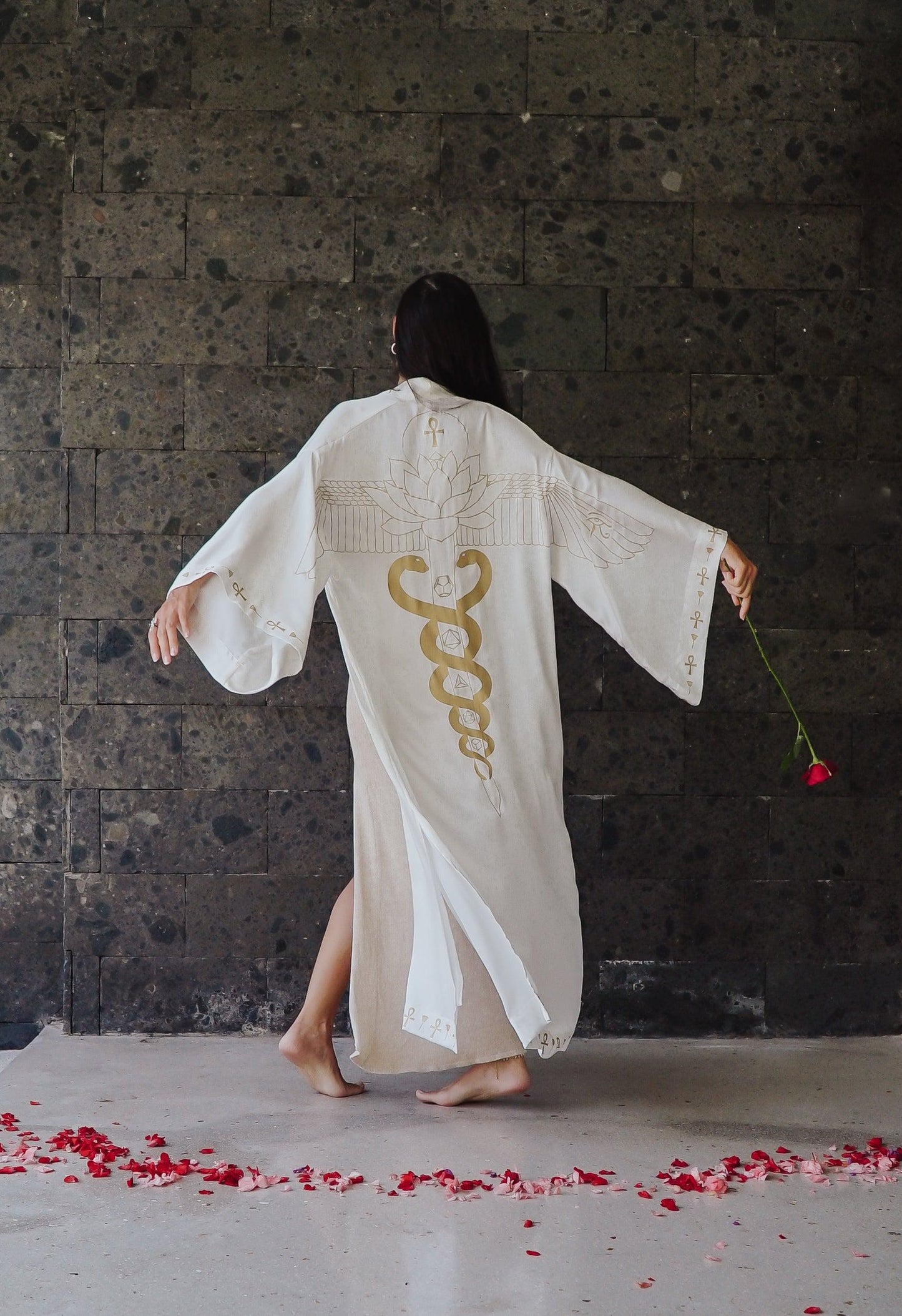 Isis Priestess Kimono (long-sleeve) - The Rose Codes