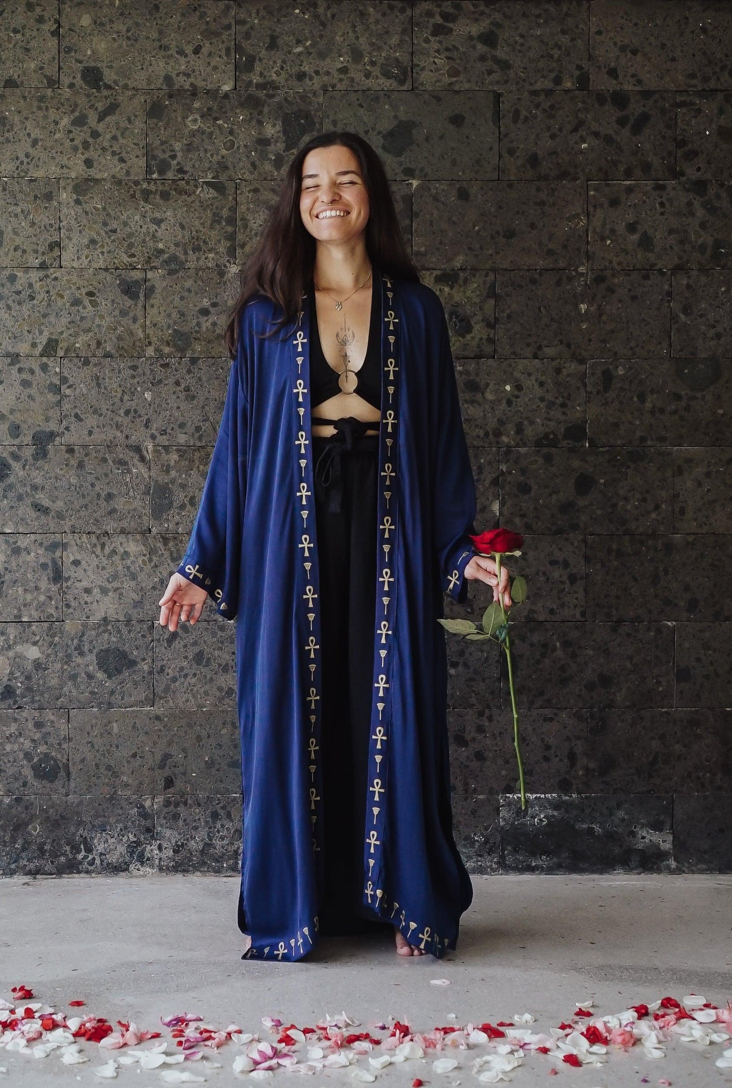 Isis Priestess Kimono (long-sleeve) - The Rose Codes