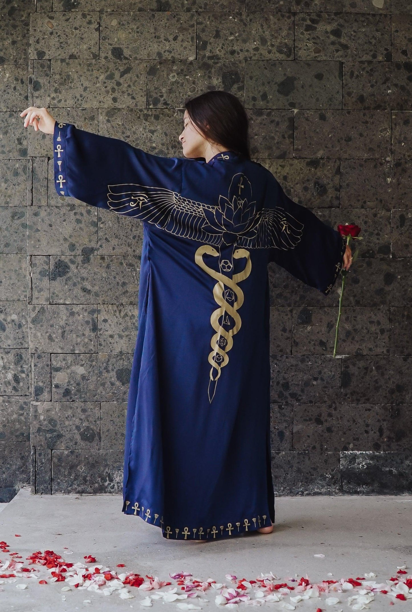 Isis Priestess Kimono (long-sleeve) - The Rose Codes