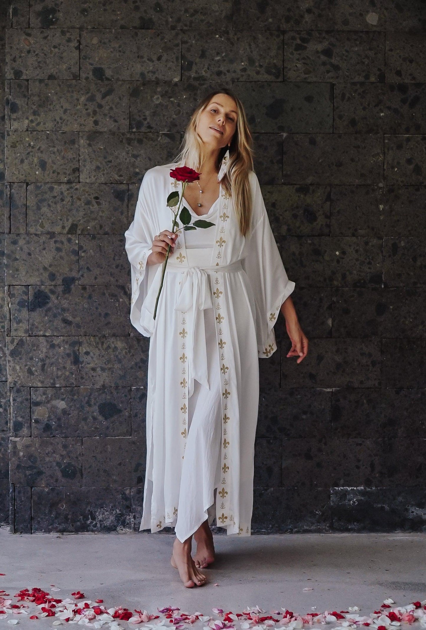 Rose Priestess Kimono (long-sleeve) - The Rose Codes