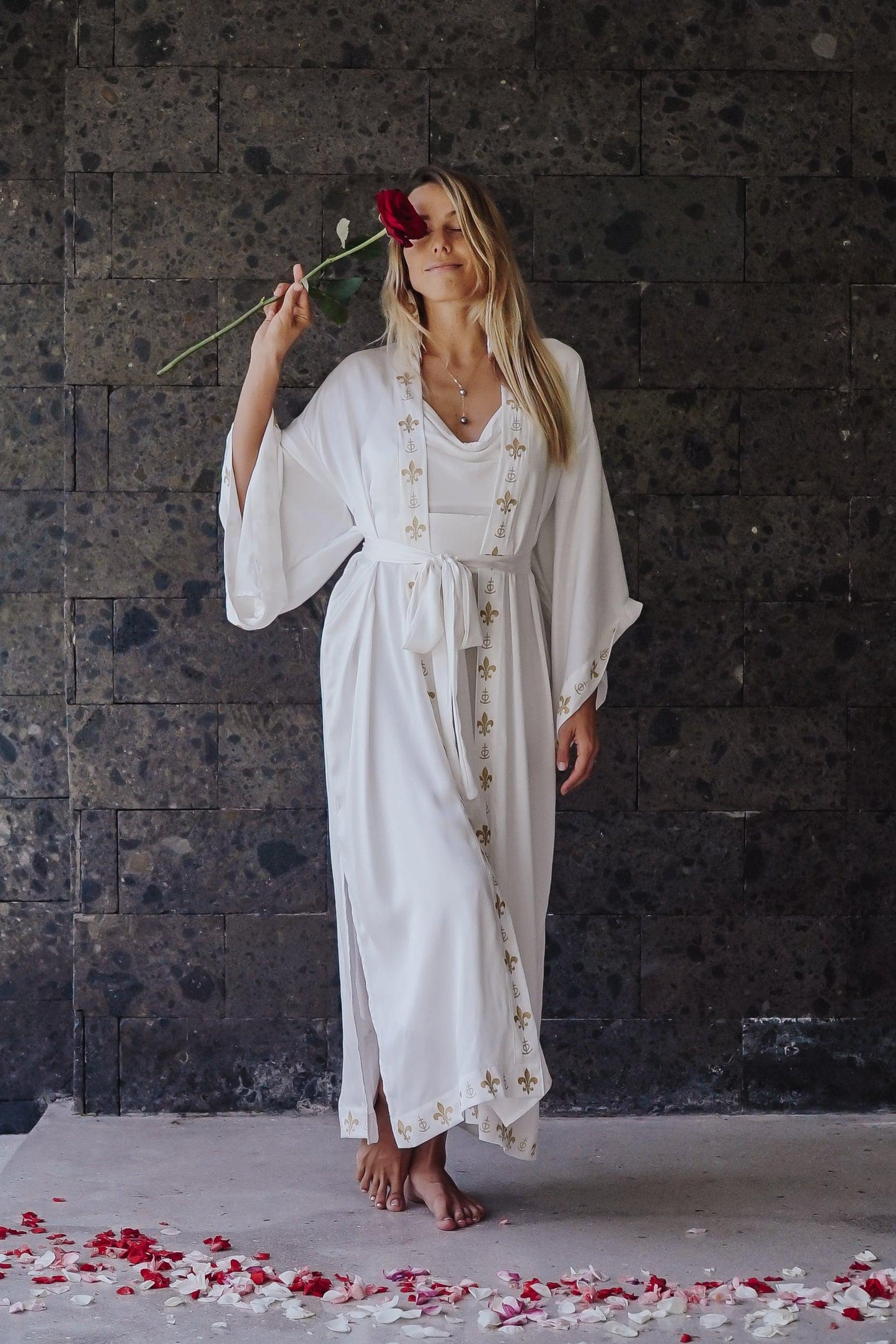 Rose Priestess Kimono (long-sleeve) - The Rose Codes