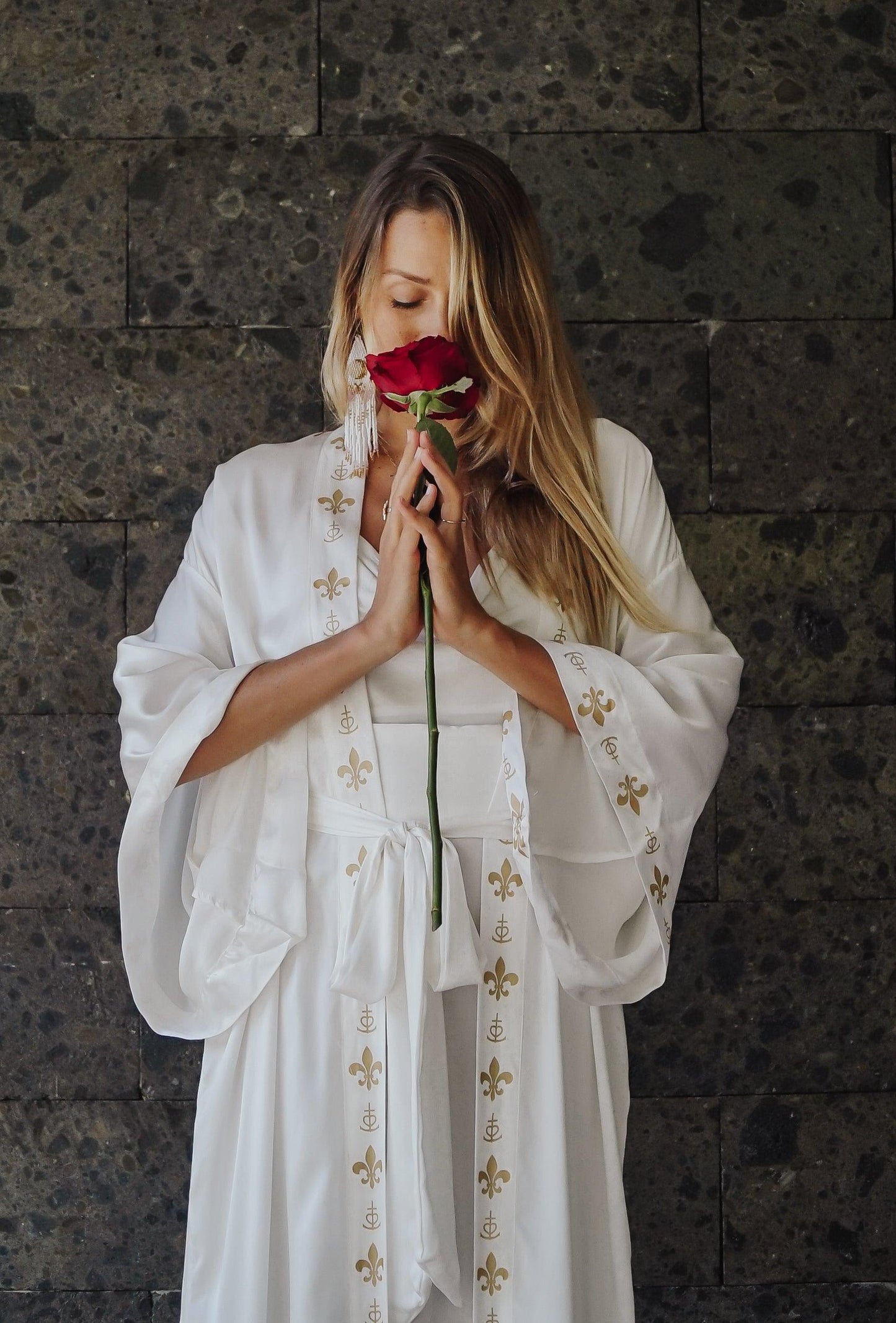 Rose Priestess Kimono (long-sleeve) - The Rose Codes