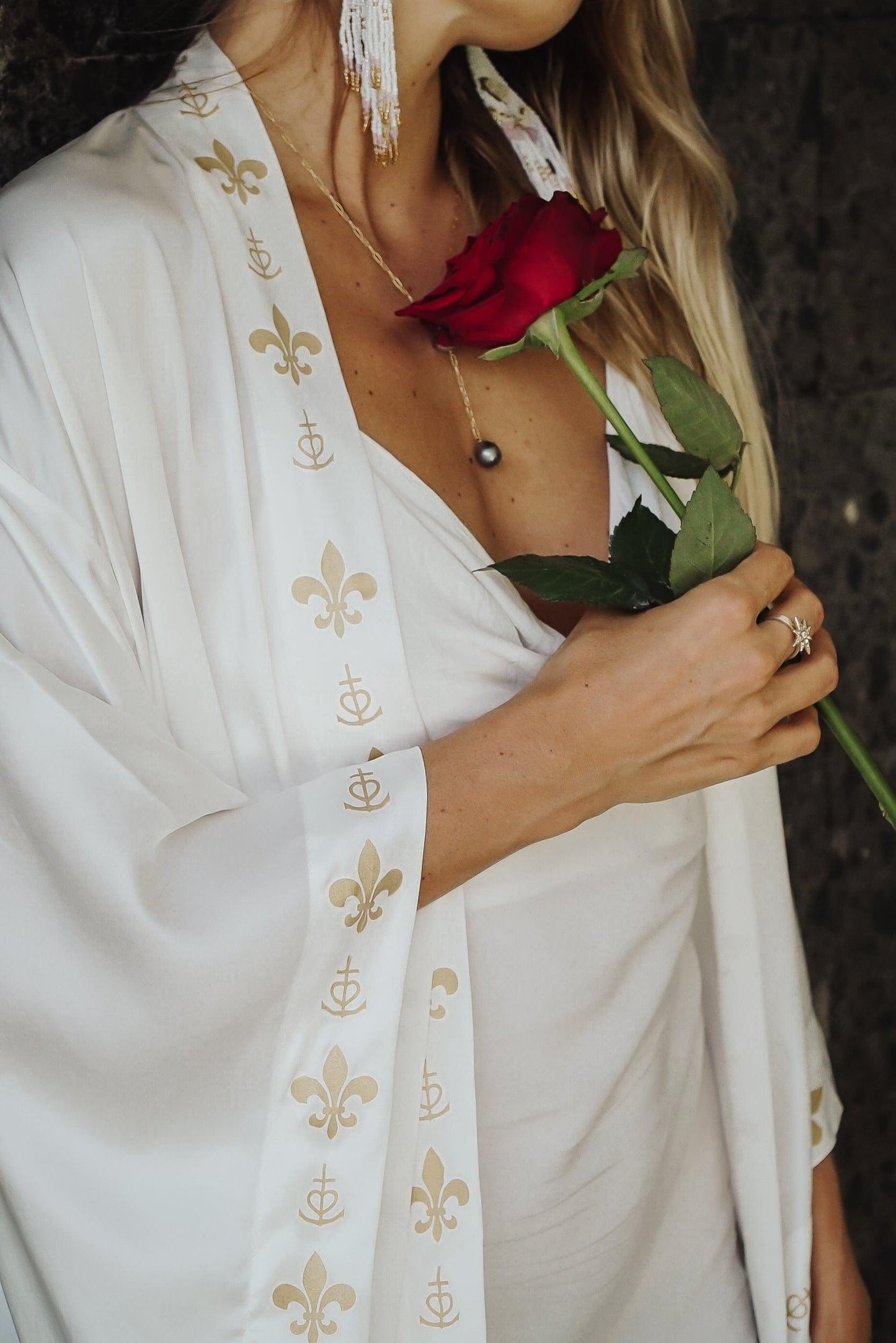 Rose Priestess Kimono (long-sleeve) - The Rose Codes