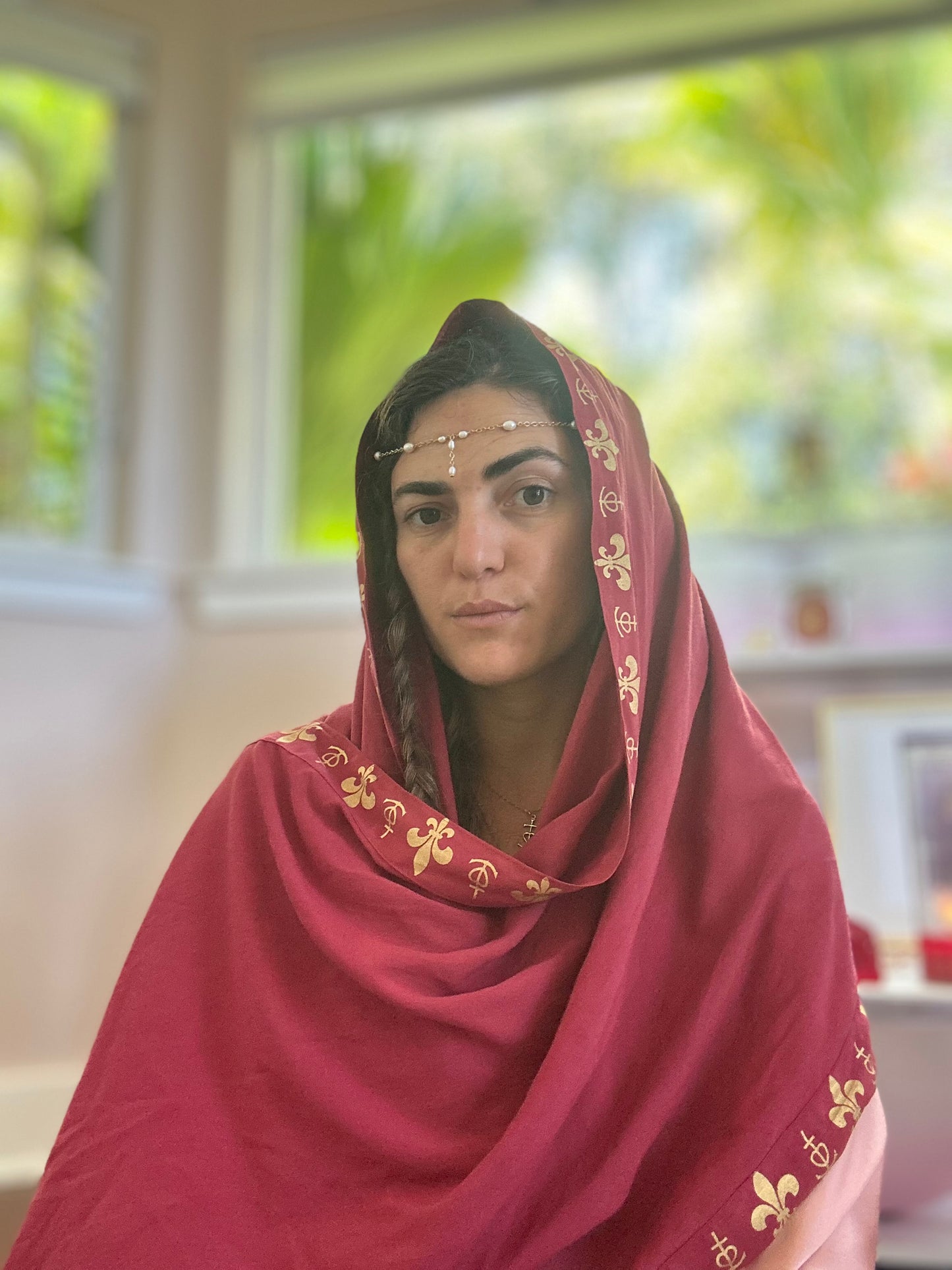 Magdalene Prayer Shawl - Ruby